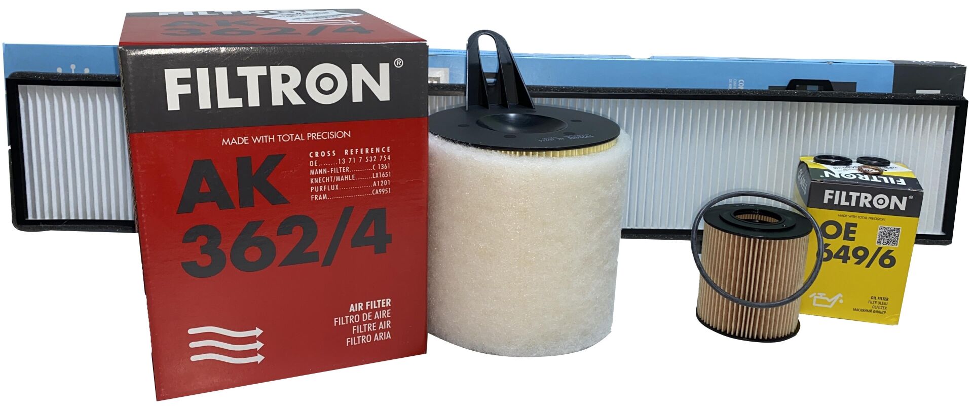 BMW E87 1.16i 2004-2011 ARASI FİLTRON PERİYODİK BAKIM SETİ