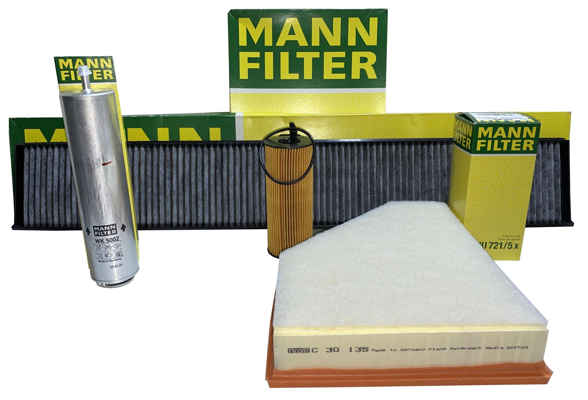 BMW E90 3.20d 177 HP 2010 SONRASI MANN PERİYODİK BAKIM SETİ