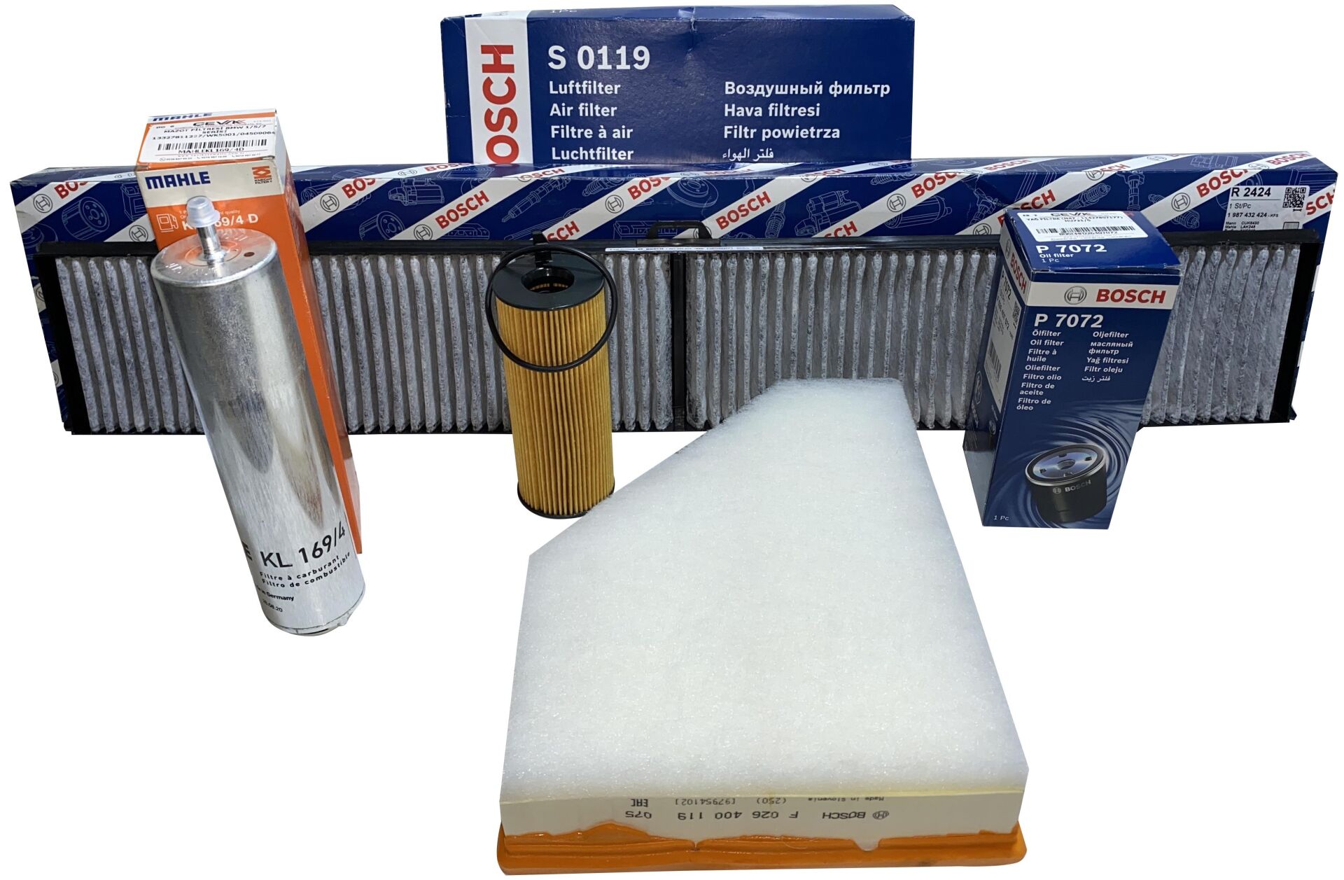 BMW E90 3.20d 177 HP 2010 SONRASI BOSCH PERİYODİK BAKIM SETİ