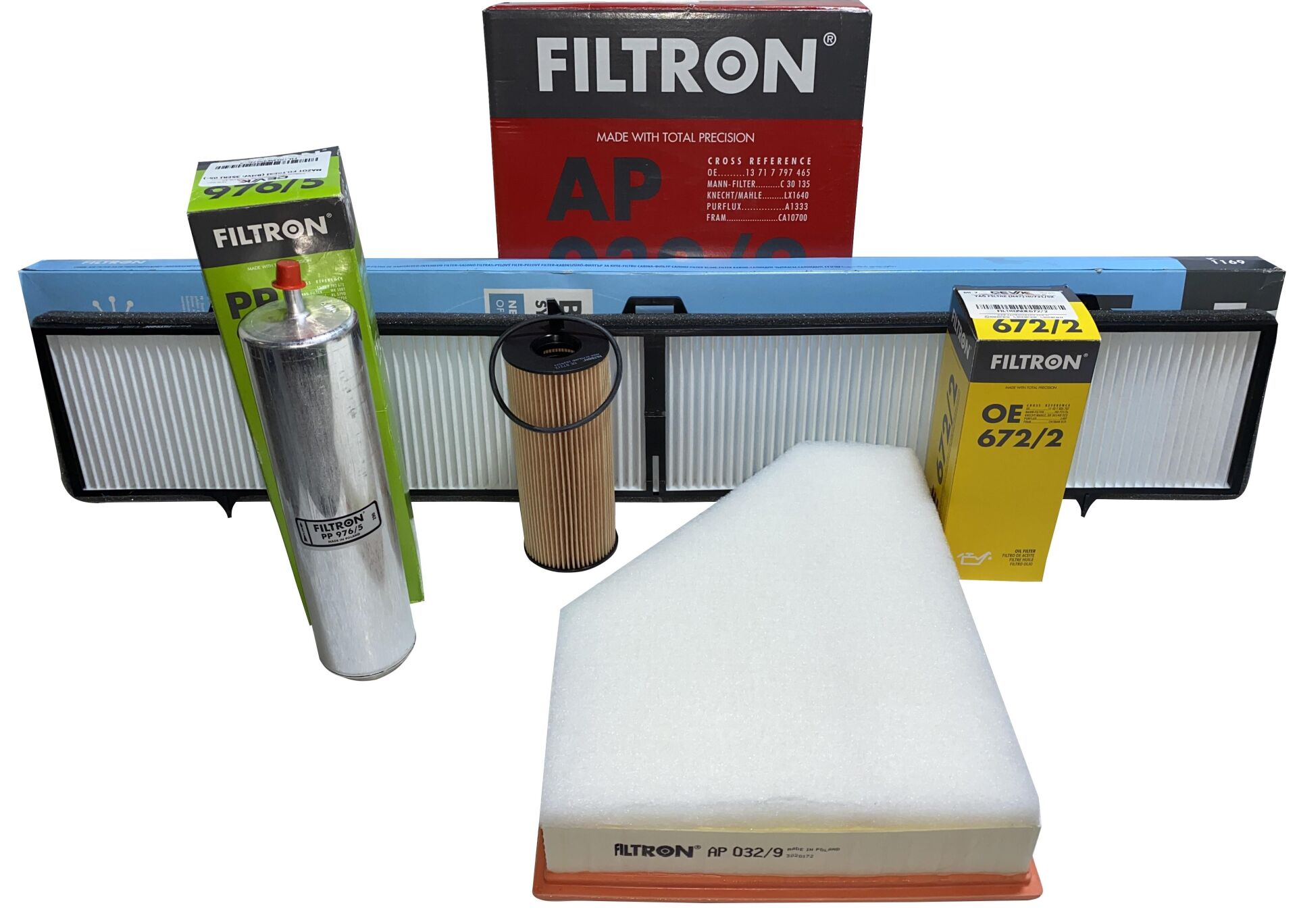 BMW E90 3.18d N47 MOTOR FİLTRON PERİYODİK BAKIM SETİ