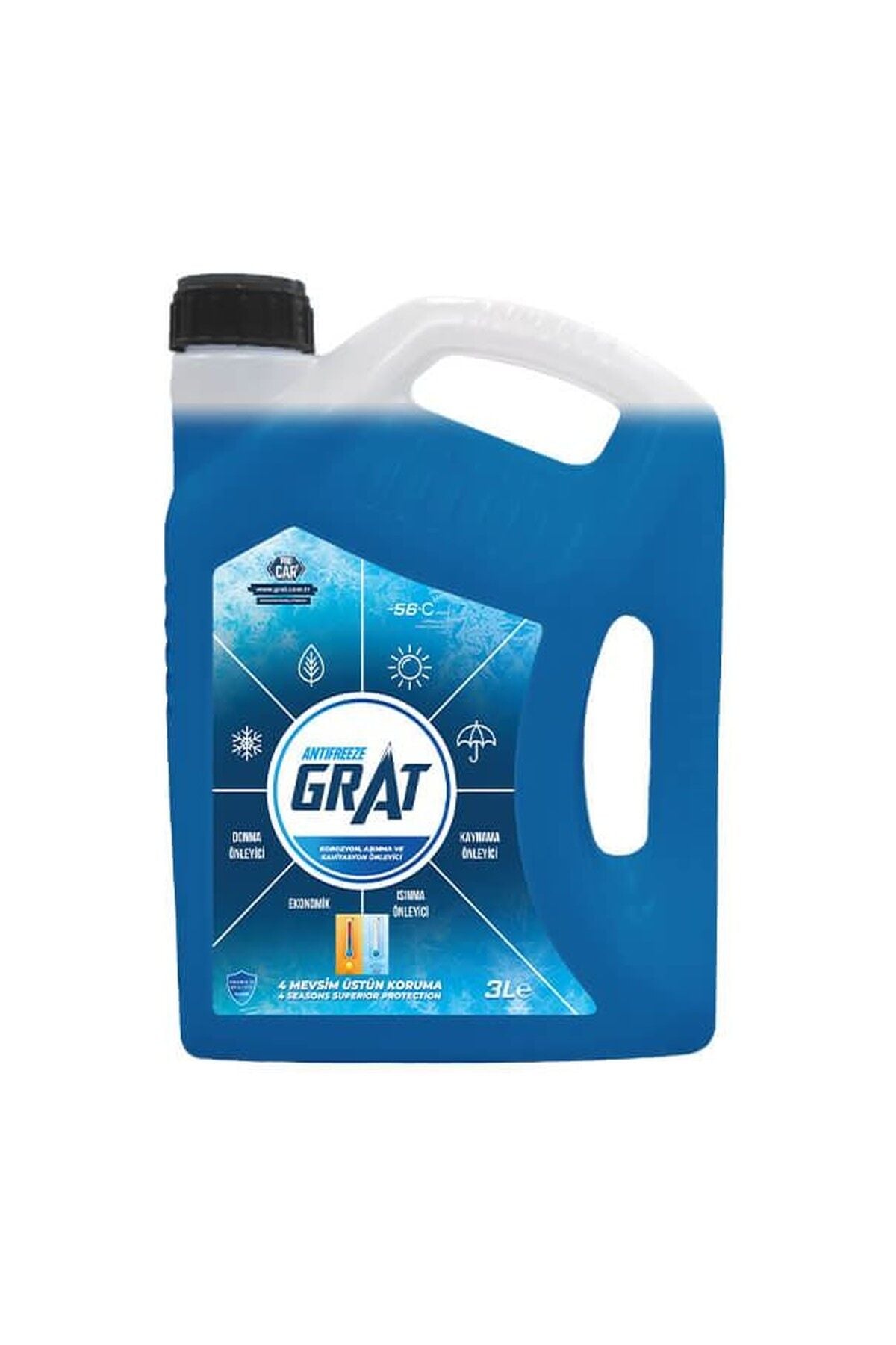 GRAT Mavi 3 L Organik Antifriz GRAT 821403