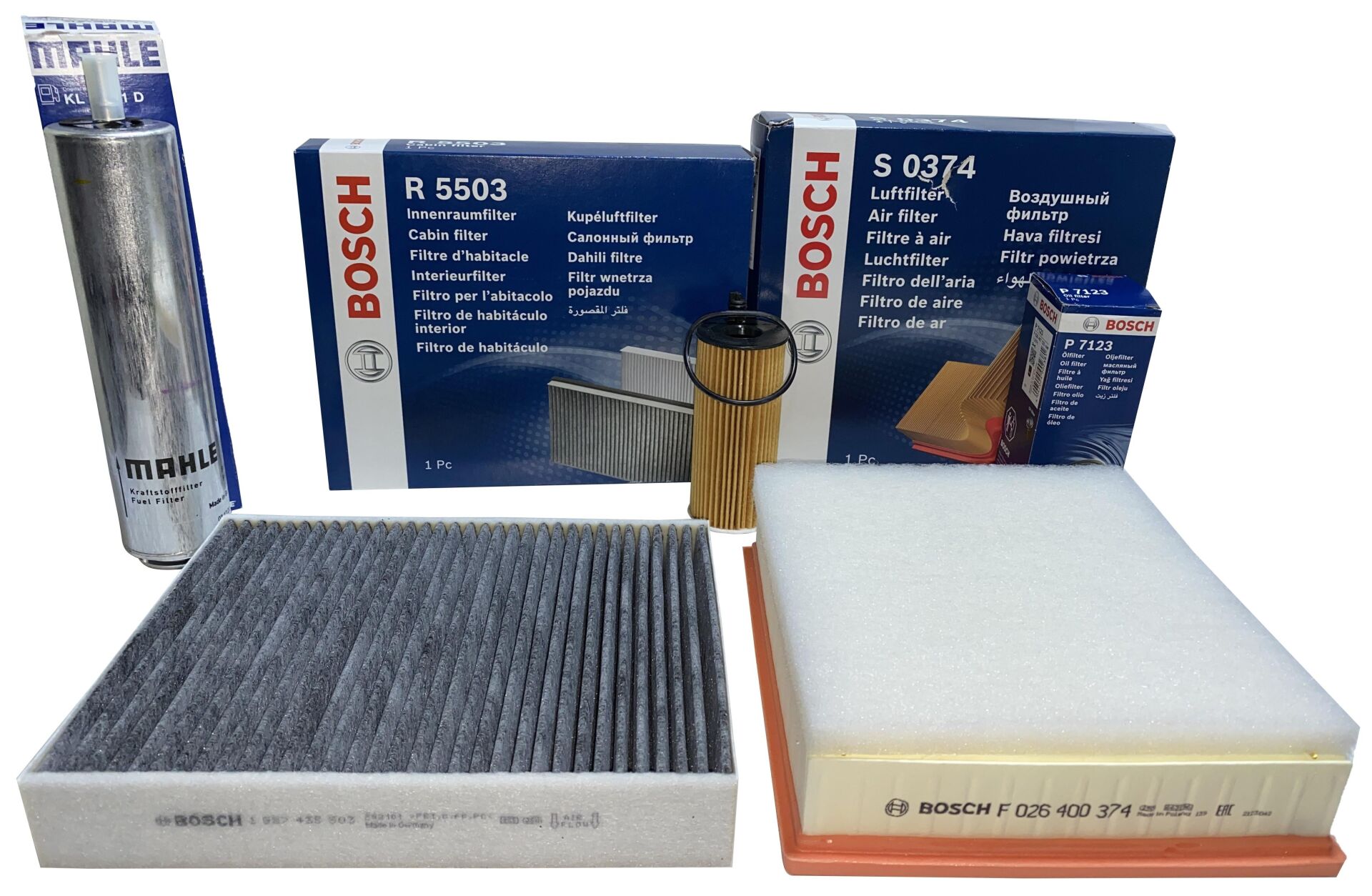 BMW F20 1.16d 2012 - 2017 ARASI BOSCH BAKIM SETİ