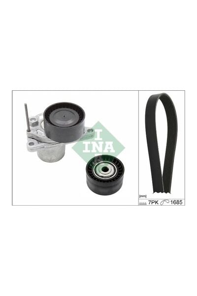 Kanallı V Kayış Seti INA 529024610 Renault Megane III / Trafic / Mercedes-Benz Vito