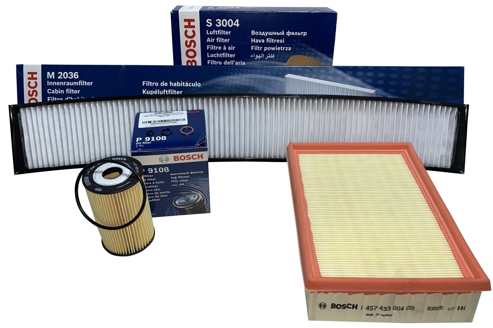 BMW E46 3.18i M43 MOTOR (02-06) ARASI BOSCH BAKIM SETİ