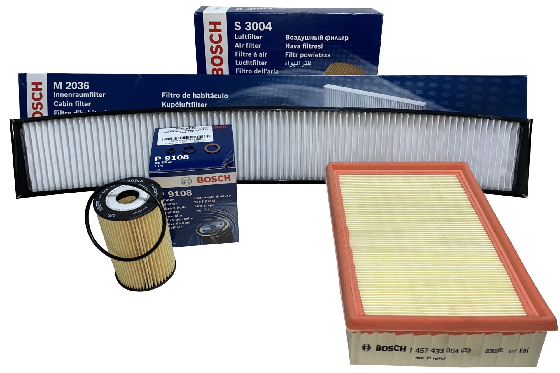 BMW E46 3.18i M43 MOTOR (02-06) ARASI BOSCH BAKIM SETİ