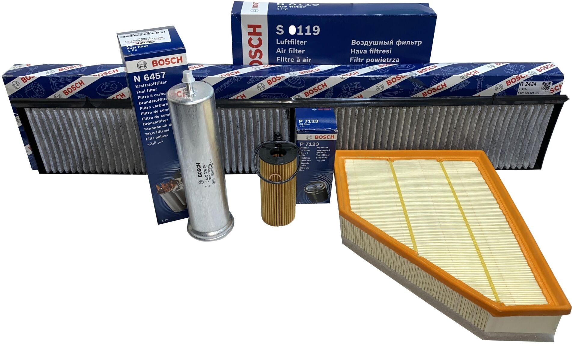 BMW E81 1.16d 2007- 2011  ARASI BOSCH PERİYODİK BAKIM SETİ