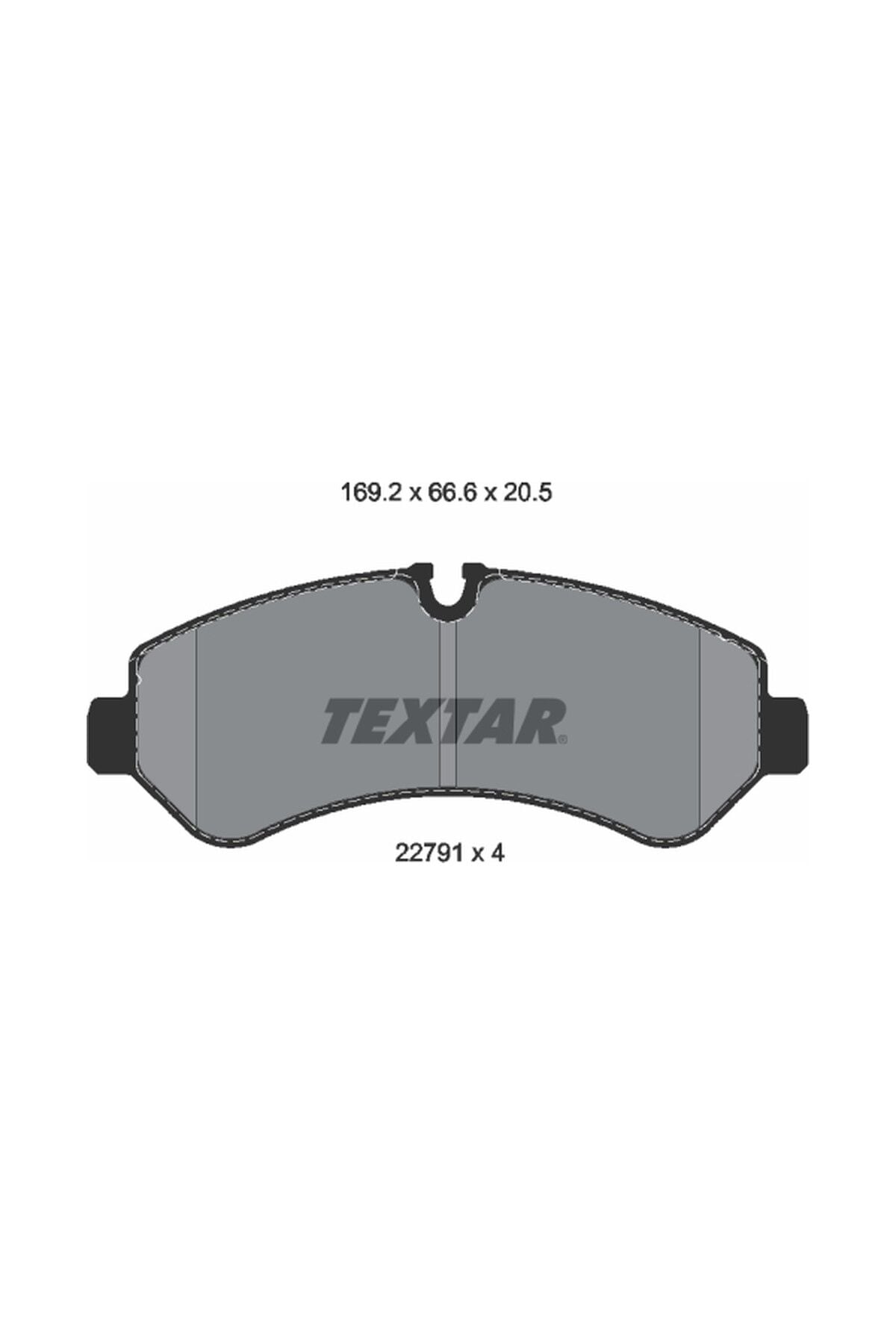 Arka Fren Balatası Çift Teker Textar 2279101 Mercedes-Benz Sprinter W907 2019+