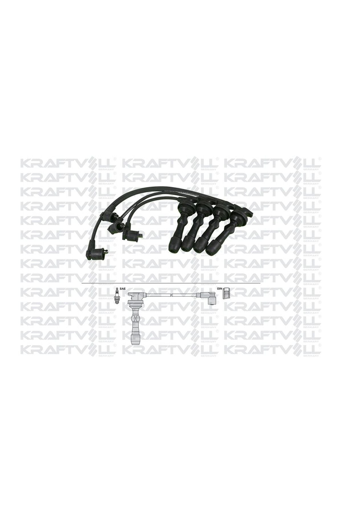 Buji Kablosu Kraftvoll KVOLL05070245 Hyundai i10 2008+ / i20 2008+