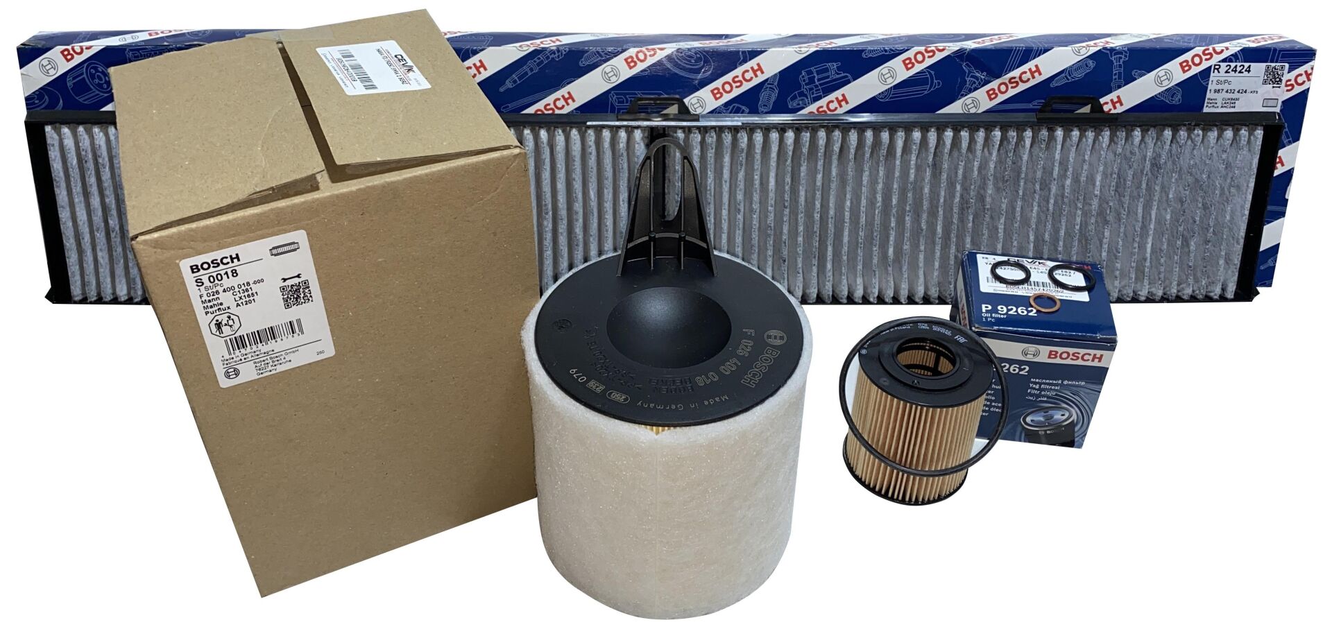 BMW E92 3.16i BOSCH PERİYODİK BAKIM SETİ