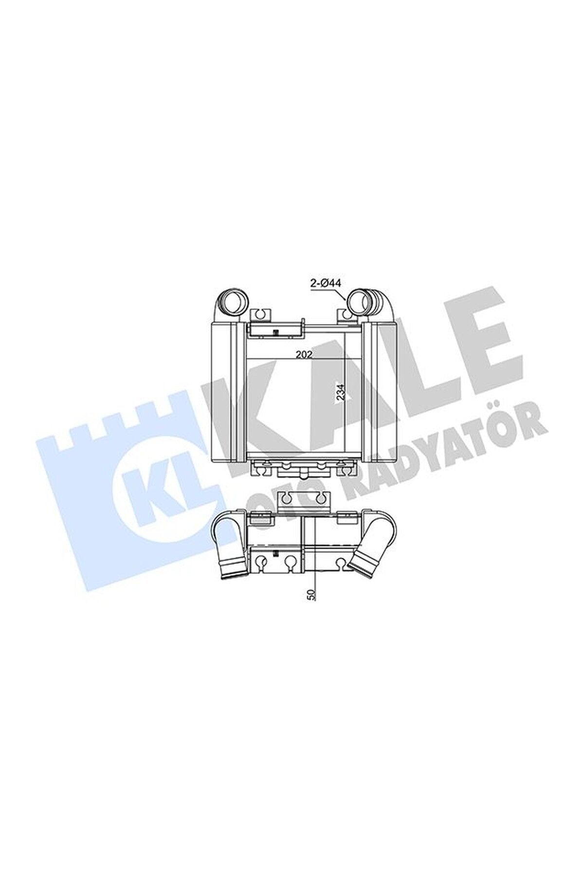 Turbo Radyatörü Intercooler Kale 350760 Kia Bongo 2005+
