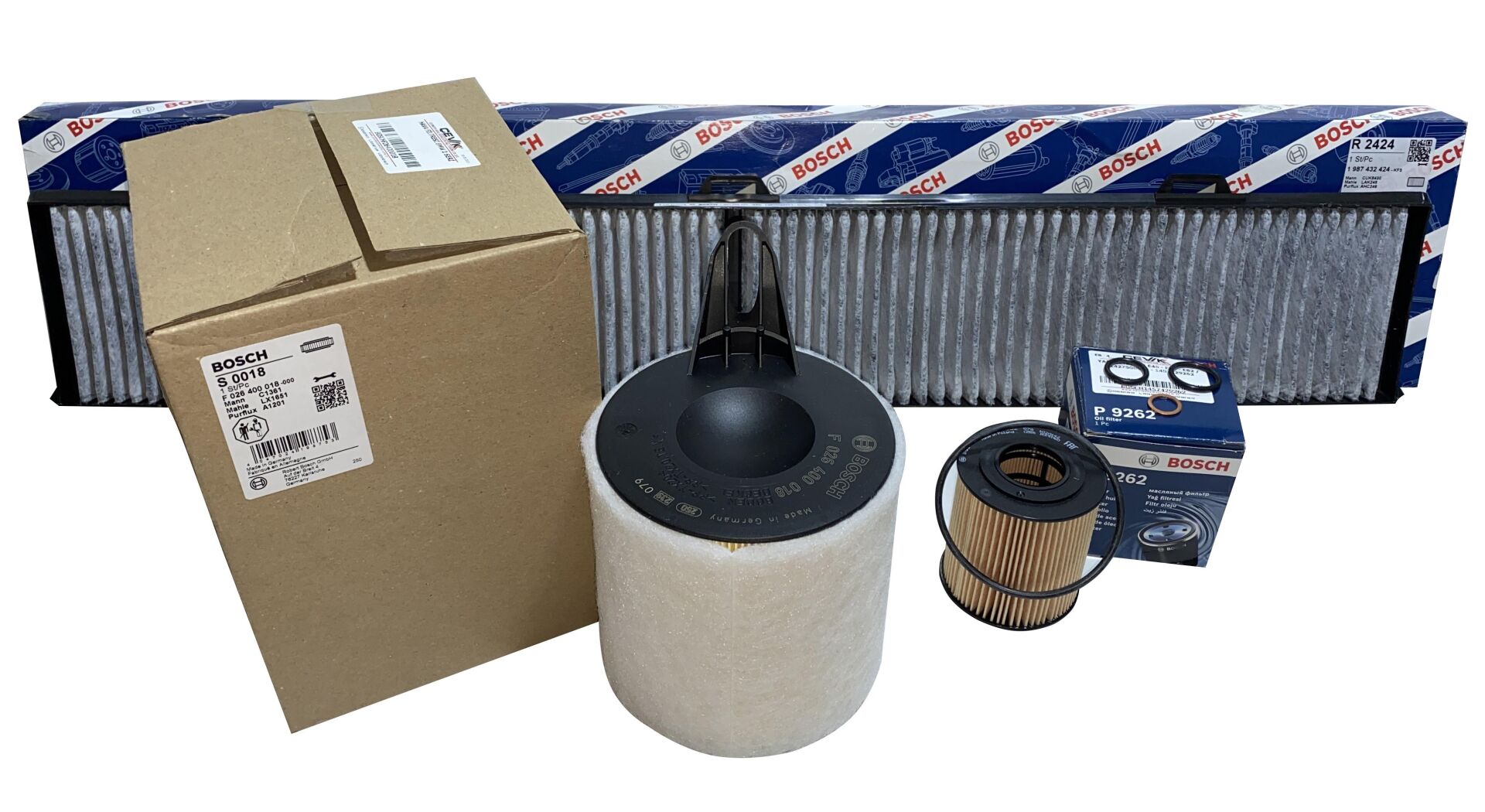 BMW E92 3.18i BOSCH PERİYODİK BAKIM SETİ