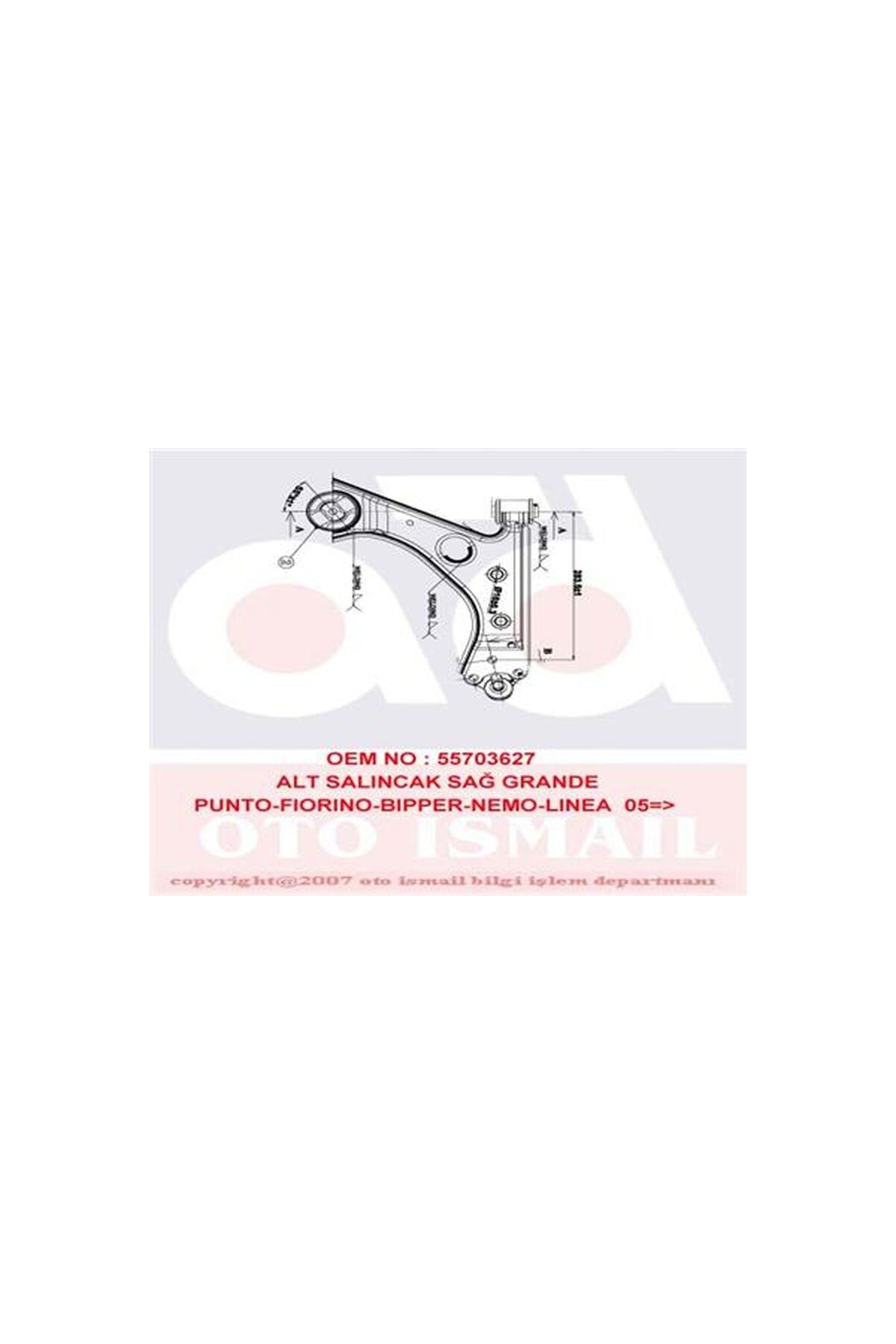 Sağ Salıncak OPAR 51895366E Fiat Fiorino