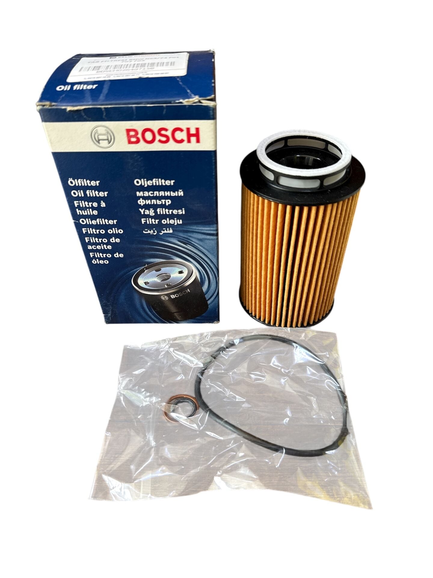 Yağ Filtresi Bosch 026407158 BMW F01 F02 F03 F04 F07 F10 F15 F16 2008-2019 N63 N74 OEM 11427580676