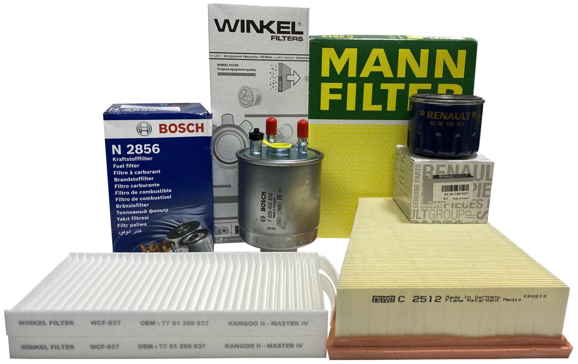 RENAULT KANGOO 2012 - 2016 1.5 DCİ MOTOR PERİYODİK BAKIM SETİ