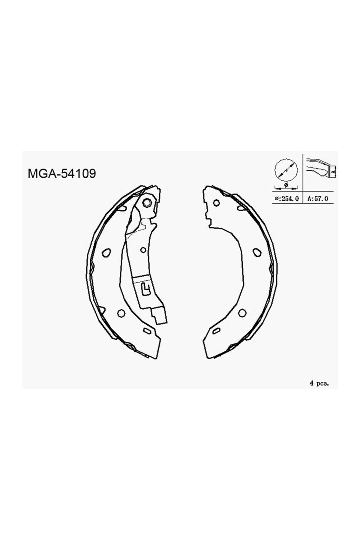 Arka Balata Pabuçlu MGA 54109 Fiat Ducato YM
