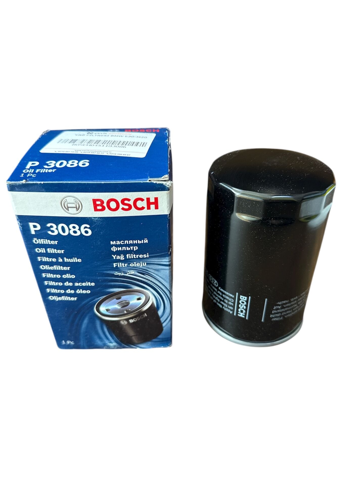 Yağ Filtresi Bosch 0451103086 BMW E30 E34 M20
