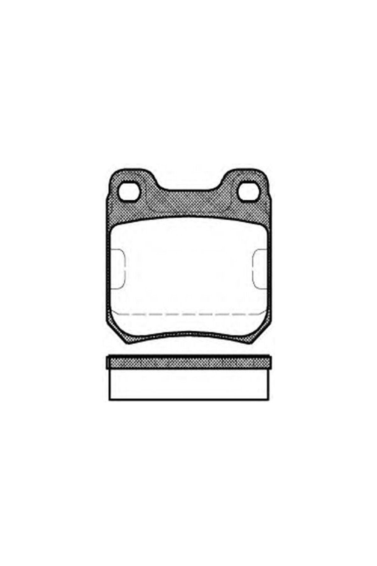 Arka Fren Disk Balatası WVA MGA 55192 Opel Vectra B