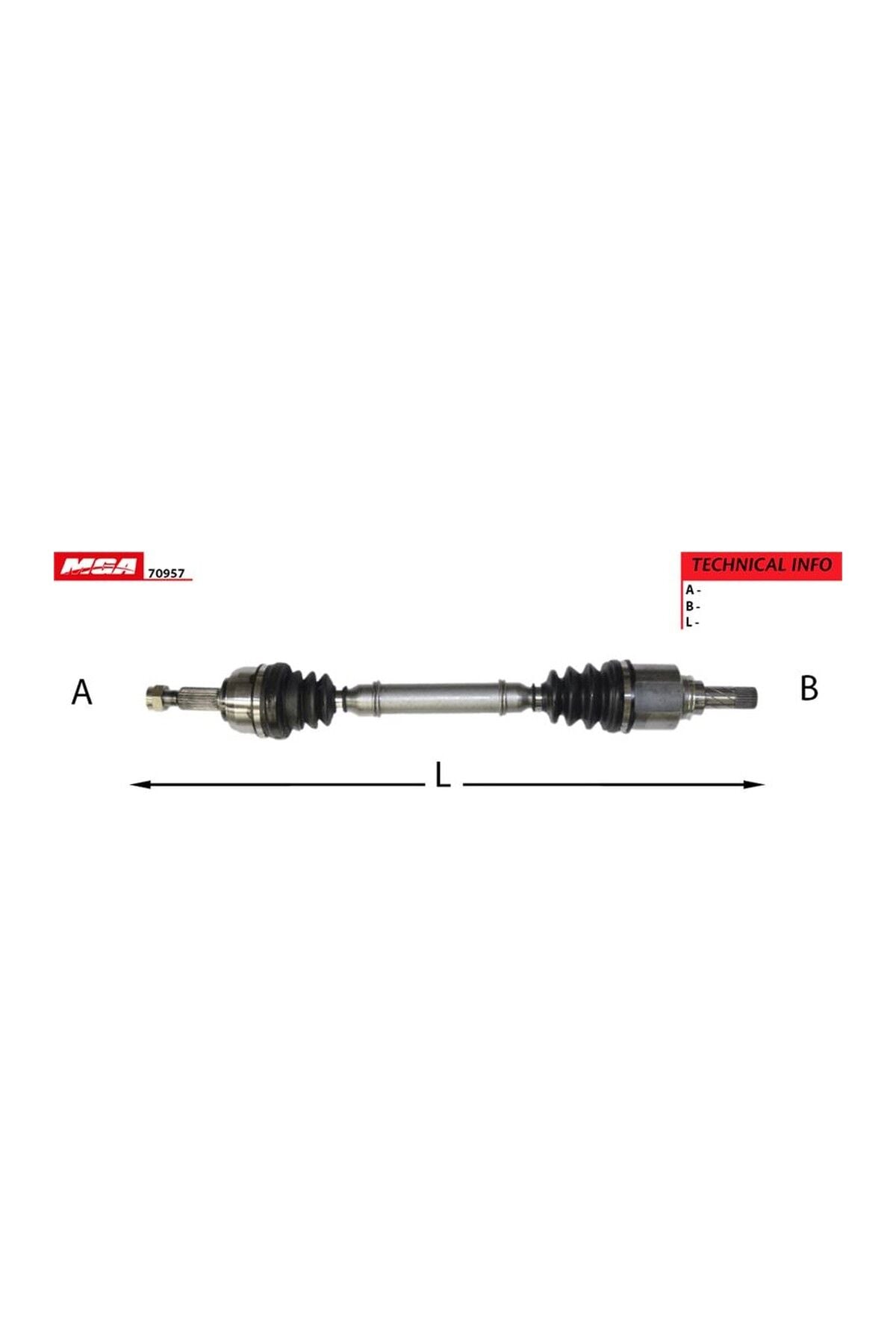 Sol Aks Komple MGA 70957 Renault Scenic II 2003-2008